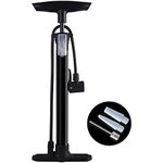 Bike Pump, [160PSI/11Bar] Diyife Portable Floor Pump, Ergonomic Anti-Leak Bicycle Pump with Antifreezing Tube for Road Mountain Bike Automatically Fit Presta Schrader with Ball Inflatable Valves