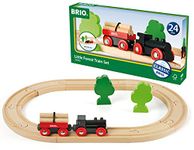 BRIO World - 33042 Little Forest Train Set - Premium 18-Piece Wooden Toy Train Set with Track and Accessories | Perfect for Kids Ages 3 and Up | FSC Certified for Sustainability