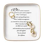 PUDDING CABIN Gift for Friend Ring Trinket Dish You are a Friend for a Lifetime Friend Birthday Gifts for Women, Female, Her, BFF, Coworkers, Friendship Gifts, Moving Away Gifts for Friends