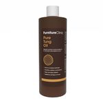 Furniture Clinic Pure Tung Oil for Wood | Non-Toxic Food Grade Water Resistant Tung Oil | Finish & Seal | Natural, Stained, or Treated Wood | For Indoor/Outdoor Surfaces & Floors - 17oz