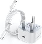 [Apple MFi Certified] 20W iPhone Fast Charger,PD 3.0 USB C Wall Charger Plug with 6FT USB-C to Lightning Cable,Compatible with iPhone 14/13/12/11 Pro/11Pro Max/XS Max/XS/XR/X/SE/8/iPad/AirPods Pro