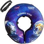 Soft Inflatable Dog Donut Collar – Cone Alternative for Dogs After Surgery – Comfortable Recovery Collar to Prevent Licking – Elizabethan Cone for Post-Surgery Healing