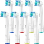 Aster Replacement Toothbrush Heads - 8 Pack, Professional Electric Toothbrush Replacement Heads, Compatible with Oral-B Toothbrushes