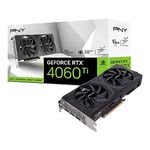 PNY GeForce RTX™ 4060 Ti 8GB XLR8 Gaming VERTO Overclocked Dual Fan Graphics Card DLSS