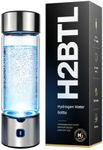 H2BTL Hydrogen Water Bottle Generator, 460 ml, Silver