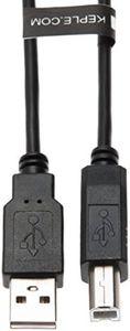 Keple Cable USB de impresora/escáner Compatible con Canon Pixma MX495 / MX535 / MX925 / TS5050 / TS5053 / TS6050 / TS8050 / TS9050 / TS9055 USB A to B Male (3m)
