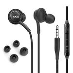 OEM UrbanX Corded Stereo Headphones for Samsung Galaxy Tab S6 Lite - with Microphone and Volume Buttons (Grey)