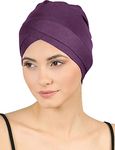 Deresina Headwear W Front Chemo Cap (Mulberry)