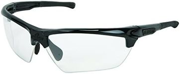 MCR Safety DM1330PF Clear Max6 Dominator DM3 Safety Glasses with Black Frame