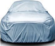 iCarCover Fits: [Fiat 124 Spider] 1968-1983 Full Car Cover Waterproof All Weather Resistant Custom Outdoor Indoor Sun Snow Storm Protection Form-Fit Padded Cover with Straps