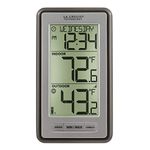 La Crosse Technology Indoor/Outdoor Temperature WS-9160U-IT Digital Thermometer, Titianium