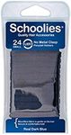 Schoolies Hair Accessories Tubes Ponytail Holders 24 Pieces, Real Dark Blue, Small