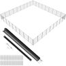 VEVOR Pool Fence, 4 x 108 FT Pool Fences for Inground Pools, Removable Safety Pool Fencing, Easy DIY Installation Swimming Pool Fence, 340gms Teslin PVC Pool Fence Mesh Protects Kids and Pets