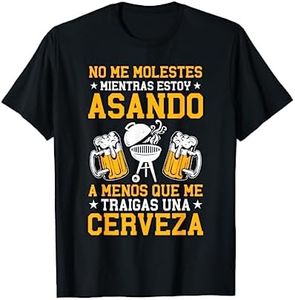 Dicho BBQ Maestro Parrilla Papá Barbacoa Y Cerveza Camiseta