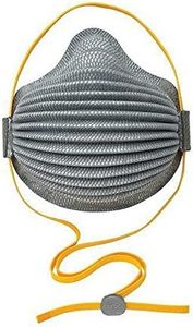 Moldex 4800 AirWave N95 Plus Nuisance OV Disposable Respirator with SmartStrap, 8/DP, Standard, Grey (Pack of 8)