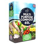 Pelle & Sol 60L Multi-Purpose Compost Soil Bag – Nutrient-Rich Compost for Outdoor Plants, Houseplant Compost, Soil for Plants Indoors, Ideal for Potting, Growing Garden, and Seed Plants