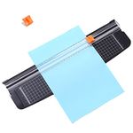 ZEQUAN A3 Paper Cutter Slider Portable Trimmer - 18 Inch Paper Trimmer for Scrapbooking, Max. Cutting Length 16.5 Inch Craft Paper Cutter 10 Sheet Copy Paper Capacity