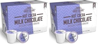 Grove Square Grove Square Creamy Milk Hot Chocolate, Milk Chocolate, 24 Count (Pack of 2)