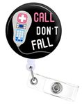 Plifal Nurse Badge Reels Holder Retractable with ID Clip Nursing Name Tag Card RN LPN Doctor Medical Student Work Office Alligator Clip ZJK0926-11