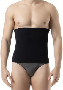 Farmacell 405 (Black, 3XL) Men’s Waist Shaper, Tummy Control Shapewear, Made in Italy