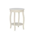 Powell Phipps Side Table, Timber Engineered Wood, Off White