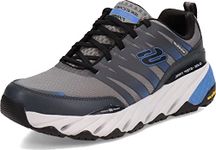 Skechers Mens Glide-Step Trail Casual Outdoors Shoes Vegan Air-Charcoal-7Uk