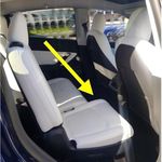 INCH EMPIRE Custom Fit for Tesla Model Y 7 Seater Version The First and Second Row Synthetic Lichi Leather Car Seat Cover Cushion for 2020 2021 2022 2023 2024 Customized(7 Seat Version Your Color)