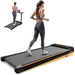 ACTFLAME Walking Pad Under Desk, Portable Treadmill for Home and Office, 2 in 1 Walking Pad with Remote Control 120KG Capacity, 2.5HP Compact Treadmill with LED Display for Walking and Running