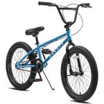 AVASTA 18 Inch Big Kids Bike Freestyle BMX Bicycle for Age 5 6 7 8 Years Old Boys Girls and Beginners, Blue