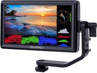 FEELWORLD F5 Prox 5.5 Inch 1600nit High Bright DSLR Camera Field Monitor Touchscreen Waveform 3D LUT F970 External Kit Install for Power Wireless Transmission 1920x1080 4K HDMI in Out Type-c Input