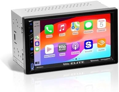 BOSS Audio Systems Elite BE7ACP.X Double DIN Car Stereo Head Unit, Apple CarPlay Android Auto, 7 Inch Touchscreen, Sirius XM-Ready, Bluetooth, Multicolor Panel