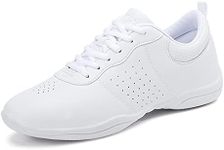 FOFOWHAT Girls White Cheer Shoes Yo