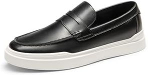 Bruno Marc Men�s Slip-on Loafers,Size 9.5,Black,SBLS2406M