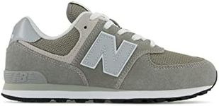 New Balance Unisex Babies 574v1 Vintage Surf Lace-Up Sneaker, Grey, 5 US