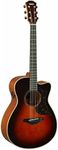 Yamaha 6 String Series AC3M Small Body Acoustic-Electric Guitar-Mahogany, Tobacco Sunburst, Concert Cutaway TBS