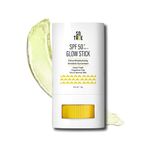 Sotrue SPF 50+ Glow Stick Sunscreen | Extra Moisturizing For Dry to Normal Skin with Zero White Cast Dewy Finish | Broad Spectrum PA+++ | For Women & Men 15g