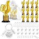 Highergo 12 Set Employee Appreciation Gifts Bulk Award and Trophies Plastic Mini Trophy Award for Coworker Thank You Gifts Trophy Set for Kids and Adults Reward(Thumb, Simple)