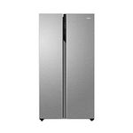 Haier 630 L Double Door Side By Side Refrigerator Appliances, Expert Inverter Technology (HRS-682SS, Shiny Steel,Magic Convertible, Made In India)