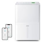 VonHaus Dehumidifier 30L/Day, 5.3L Water Tank – WiFi/Smart Moisture Extraction Machine For Damp, Condensation, Laundry/Clothes Drying, Prevents Mould & Smells – For Home, Bedroom, Utility Room & More