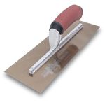 Marshall Town MXS145GD Stainless Steel Finishing Trowel with Dura Soft Handle - Gold