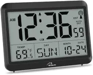 WallarGe Atomic Digital Wall Clock 