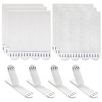 Picture Hanging Adhesive Strips,Sticky Pictures Hangers Strips,Large Picture Hanging Strips Heavy Duty for Walls for Frame Hanging or Decorations(12-Pairs/24 Strips)