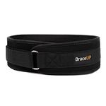 BraceUP Weight Lifting Belt for Men and Women – 4-inch Weightlifting Workout Belt, for Powerlifting, Bodybuilding, Gym Training, and Lifting Back Support (M)