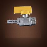 Brass Gas Valve 1/2" | Gas Valve| Brass Air Valve | Nozzle Air Valve | Brass Nozzle Gas Valve| Air Valve| Brass Nozzle Valve 1/2 Inch Male Connection| Nozzle Air Valve 1/2"-1pc