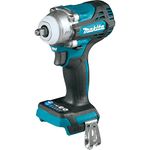 Makita XWT16Z 18V LXT® Lithium-Ion Brushless Cordless 4-Speed 3/8" Sq. Drive Impact Wrench w/Friction Ring Anvil, Tool Only