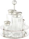 Alessi Oil, Vinegar, Salt, Pepper Set, Silver