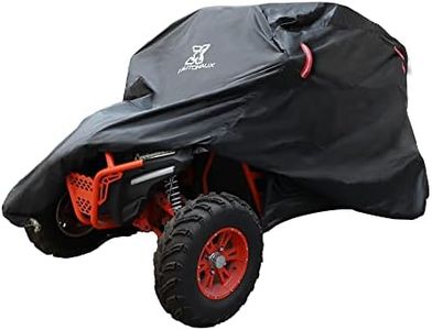 X AUTOHAUX UTV Cover Waterproof Rain Cover Oxford Cloth Full Covers Accessories for Polaris RZR XP 1000 900 S Trail Turbo for Ranger 570 700 800 900 1000 4x4 6x6 4 Wheeler 2-3 Seater Black