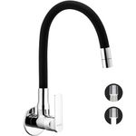 ALTON FAM3366-DF, Kitchen Sink Cock with Flexible Swivel Spout, Dual Flow, Silver