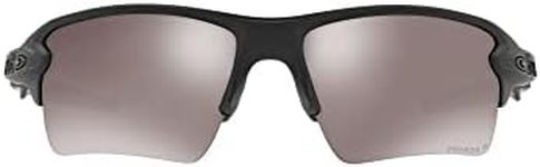 Oakley SI OO9188 Flak 2.0 XL Rectangular Polarized Sunglasses, Matte Black