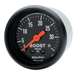 Auto Meter 2616 Z-Series 2-1/16" 0-35 PSI Mechanical Boost Gauge